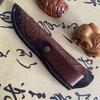 Mit Gürtelschnalle Messerholster Mehrere Stile Tasche Lederholster Gürtelmesser Schutzhülle Outdoor-Zubehör