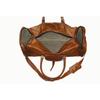 Goat Leather Brown Gym Duffel Travel Luggage Genuine Men Bag Vintage Brown