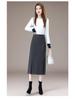 Autumn 2025 Bestseller: Versatile High-Waisted Pleated Skirt with Slit - Loose, Casual, and Flattering