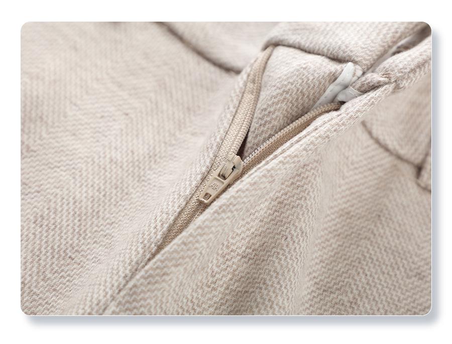 Women's 2024 New Autumn/Winter High-Waist Slimming Woolen Wide-Leg Casual Pants