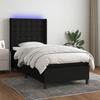 VidaXL Sommier à Lattes de Lit avec Matelas et LED, Lit Rembourré, Lit Simple, Lit Adulte de Chambre à Coucher Intérieur, 3138615