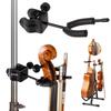 Violin Hanger Violin & Viola Stand Violin Holder for Desktop Microphone Or Sheet Music Stand for Home Studio Music Room