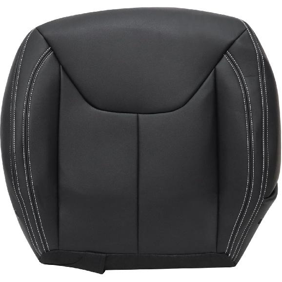 GXARTS #X9 Black Front Driver Side Bottom Seat Cover Replacement Leather Compatible with Jeep Wrangler 2013 2014 2015 2016 2017
