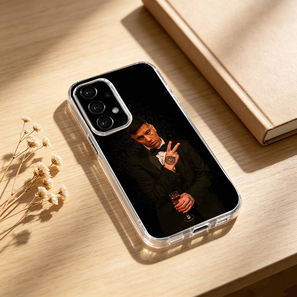 D-Duki Rapper phone Case For Samsung S25,24,21,22,23,30,Ultra,20,Plus,Fe,Lite,Note Transparent Cover Samsung S24ULTRA