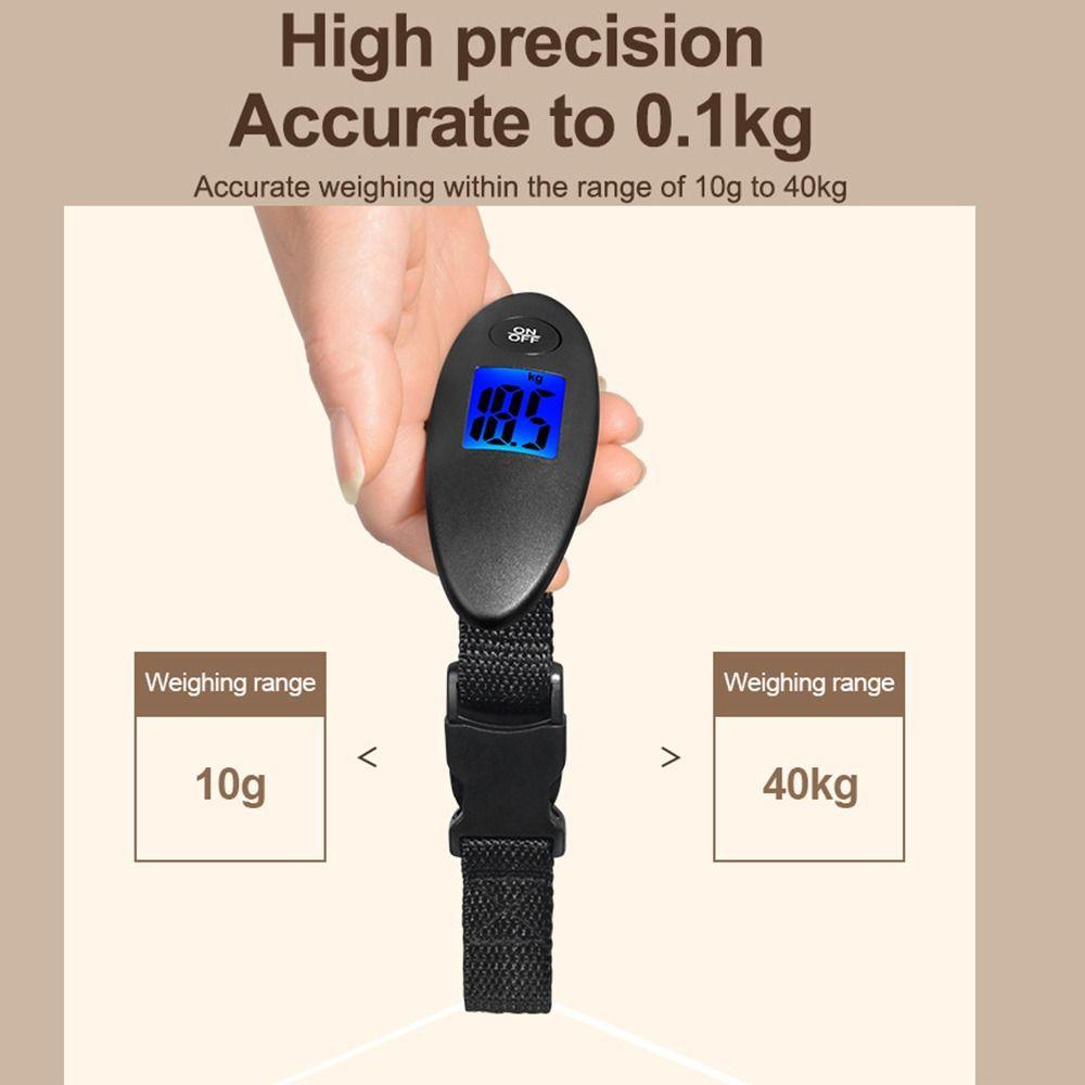 kg/Ib Mini Suitcase Scale Portable Travel Weighing Scale Electronic Luggage Scale  Travel Use