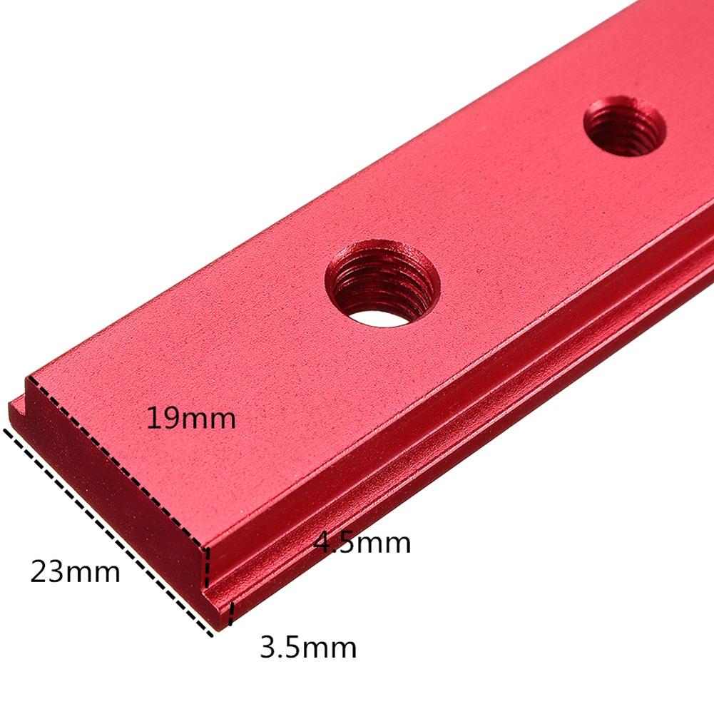 Professional Grade Aluminium Alloy T Track Miter Jig Tool 100 450mm Length