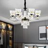 Chinese Style Luminous Crystal Chandelier: Modern Luxury Lighting for Living Rooms and Halls