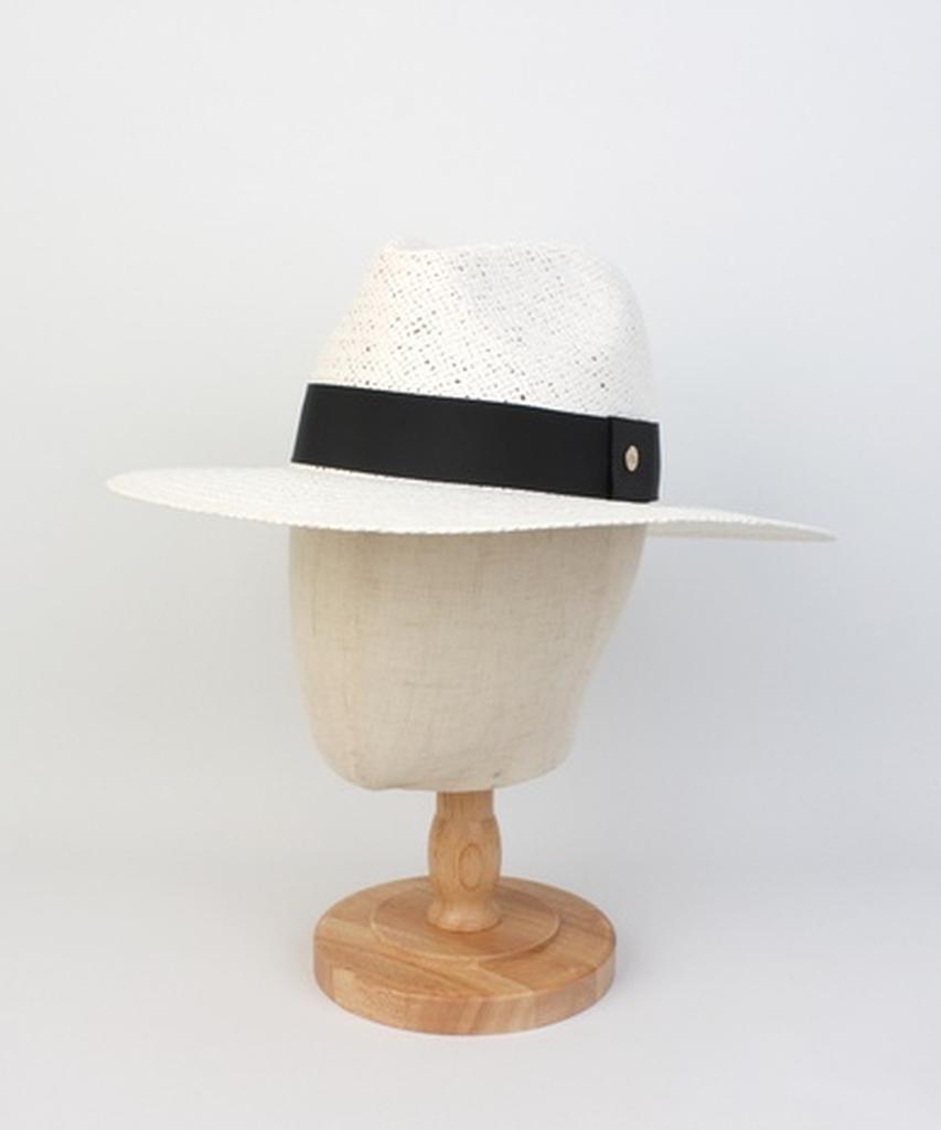 Yunibeosyeolkemiseuteuli Swing Bk Line White Fedora Summer Fedora