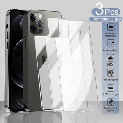 Skyddsfilm för baksidan för iPhone 17 16 15 14 13 11 12 Pro Max 8 7 Plus Härdat glas för iPhone 13 12 mini SE 2020 X XR XS MAX Glas
