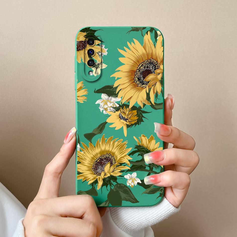 Neue Hülle Für Samsung A50 A50S Katze Weiches Glattes Flüssiges Silikon Vollschutz Anti-Schock-Stoßfänger Für Galaxy A 50 A 50S Funda Coque