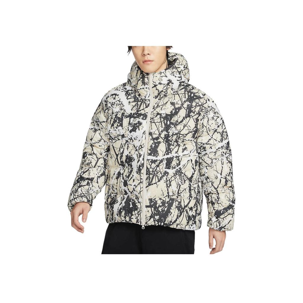 Nike Primaloft Therma-Fit Adv ACG Lunar Lake Loose Fit Hooded Warm Jacket Men Jacket Light-Brown Coal-Black Mountain-White HF0034-104