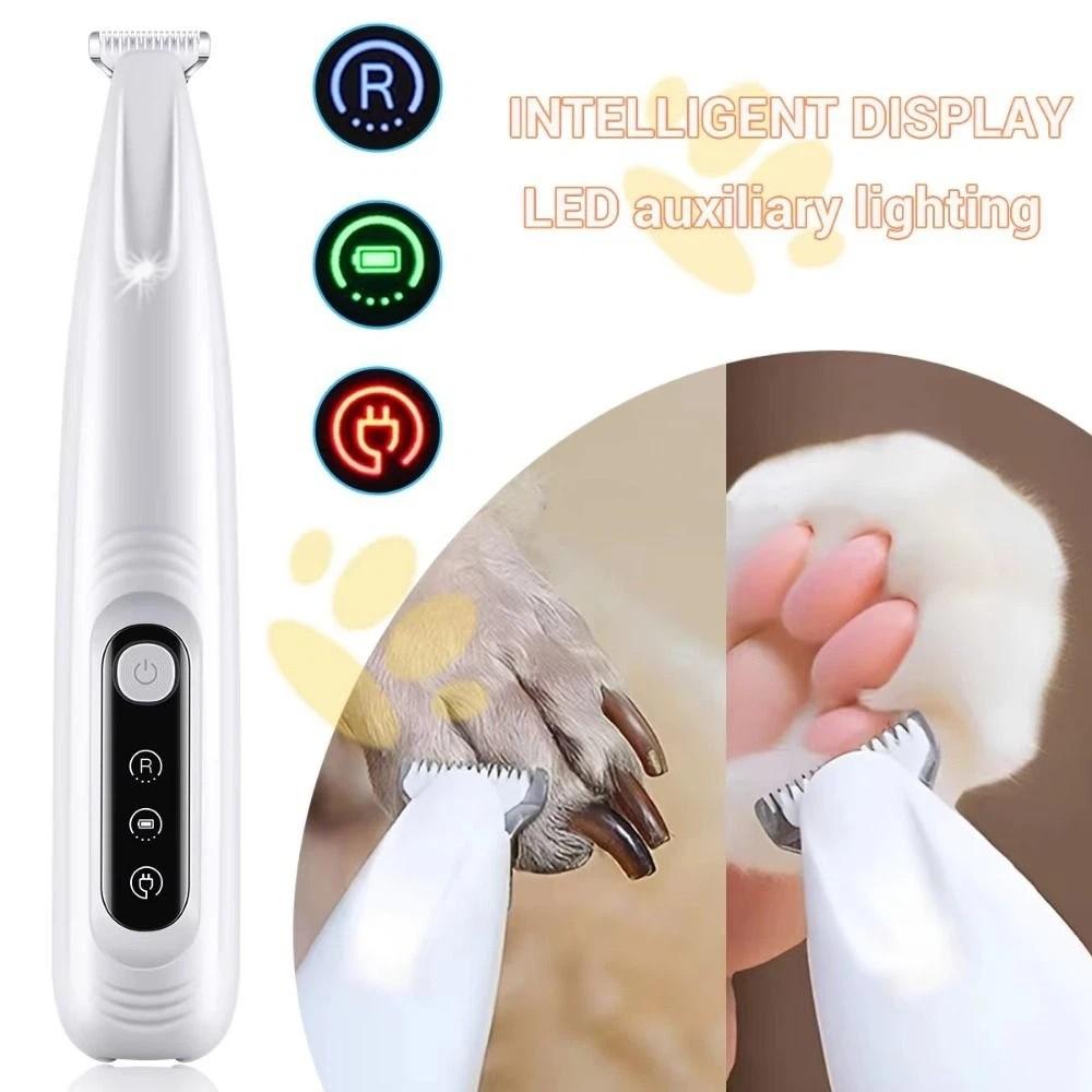 Waterproof Pet Electric Push Clippers USB Rechargeable Dog Clippers for Grooming Dogs Haircut