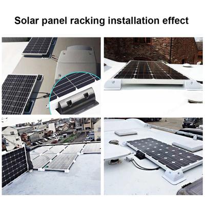 RV Top Roof Solar Panel Mount Wire Box Support Solar Panel Holder PV Support Holder for Caravan Camper Boat Yacht