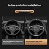 Für Volvo XC40 XC60 XC70 XC90 S40 S60 S80 S90 V40 V60 V70 V90 C70 Kohlefaser Leder Auto Lenkradabdeckung Auto Zubehör