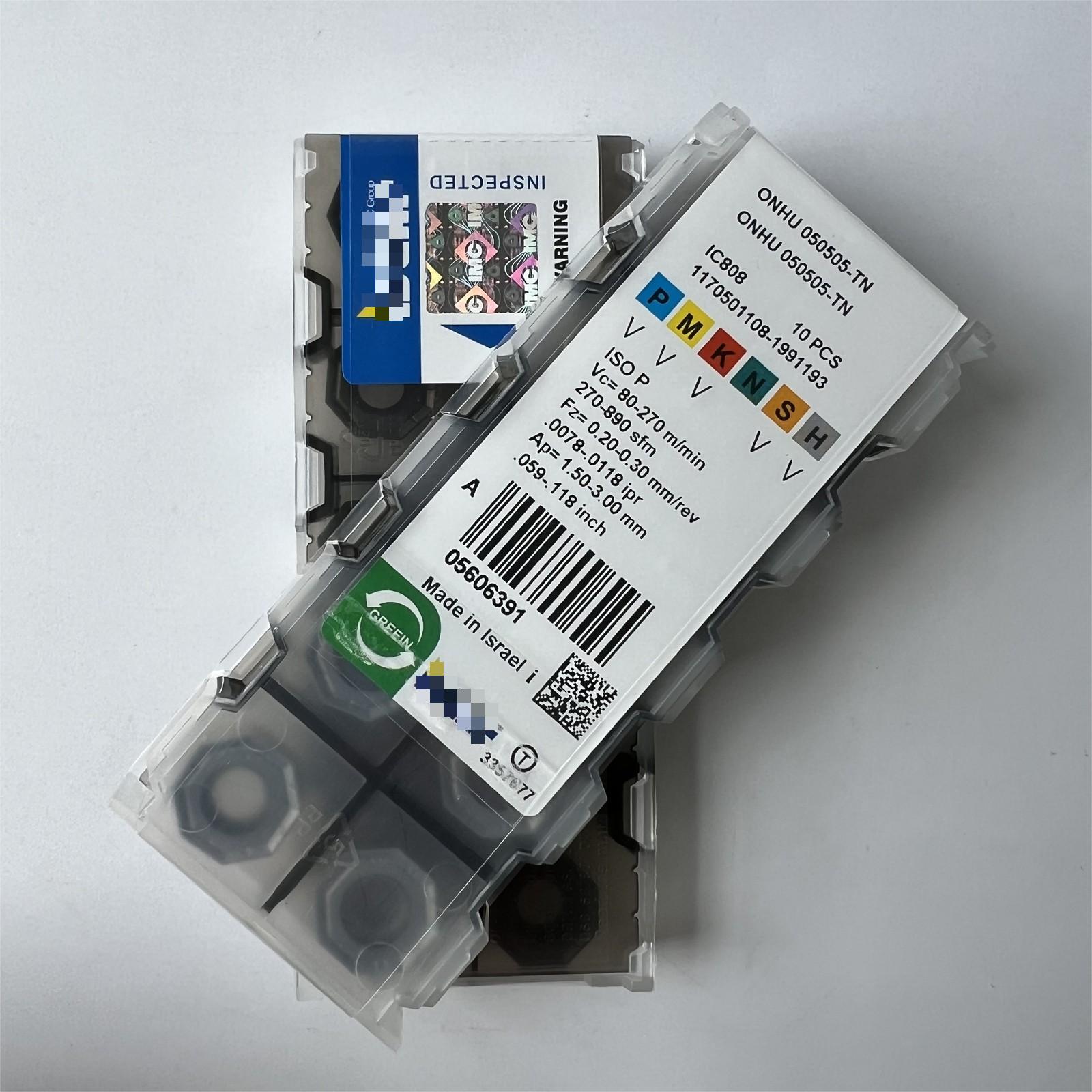 

Original / ONHU050505-TN IC808 / Industrial indexable Carbide Inserts 10 Pcs