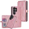 For Magsafe 2 in 1 Magnet Removable Wallet Flip Case For Samsung Galaxy S26 Ultra S22 S23 S24 S25 Plus Retro Leather Book Cover
