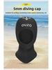 OUZO 5mm Diving Hood: Thickened Cold-Proof Snorkeling & Surfing Cap for Winter Swimming