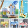 Removable Baby Bus Water Bottle with Shoulder Strap Kid's Water Bottle  School