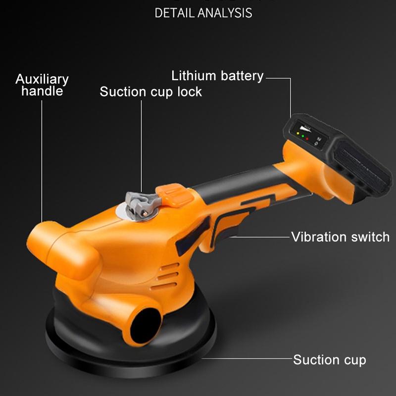 New Tile Vibrator for Floor Plaster Machine for Tile Laying Lithium Battery Automatic Vibrator Leveling Tool
