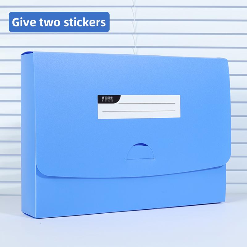 A4 Large Capacity foldable archive box Desktop Bookcase  File Storage Learning Office Data Folder Book Organizer