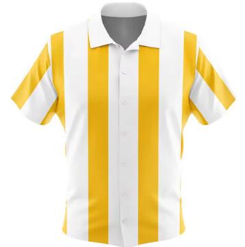 Hawaiian Shirt Fashion Trend Breathable Loose Versatile Casual Sports Summer Men