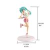 *Cute Anime Figure - Virtual Singer Hatsune Miku Manga Statue Pvc Action Figure Collectible20- 23Cmholiday Gifts Children'S Gif