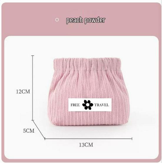 2023 Damen Cord Kordelzug Münzbörse & Kosmetiktasche