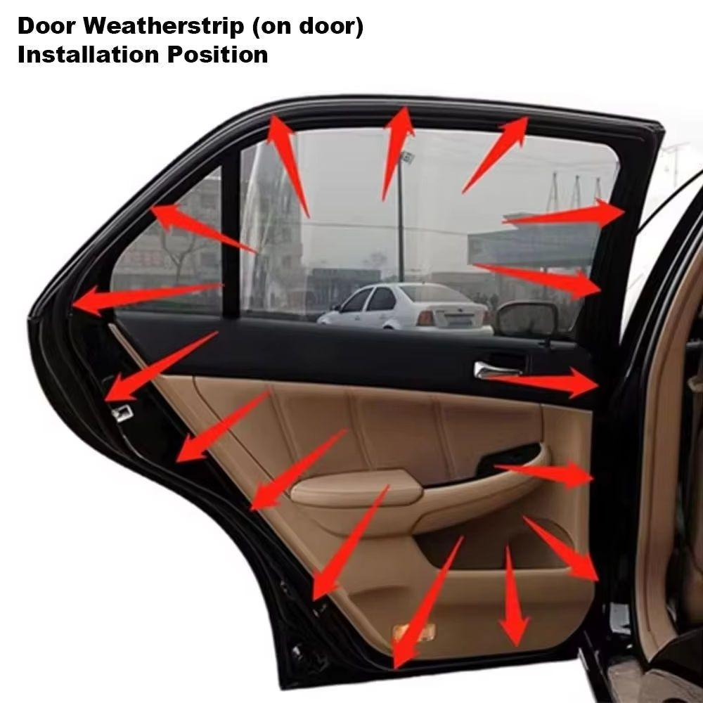 for Honda Accord Sedan 2008 2009 2010 2011 2012 Front Left Side Door Weatherstrip Rubber Moulding Seal 72350-TA5-A02 Accessories