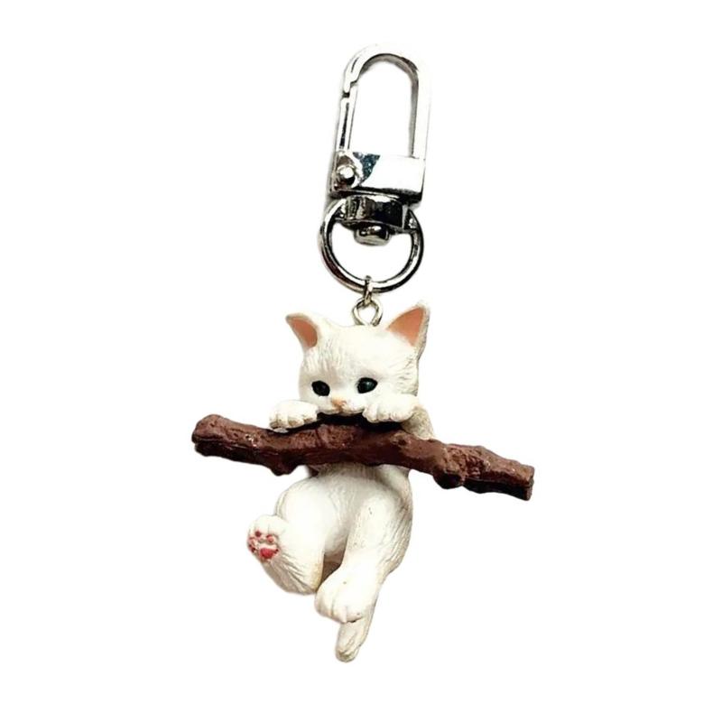 Cute Cartoon Cat Dog Keychain Pendant Lovely Hangings Decoration Bag Pendant