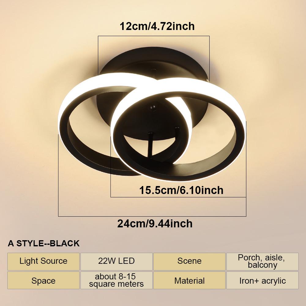 LED Aisle Ceiling Lamp Modern Style Ceil Hallway Balcony Bedroom LivingRoom Home Indoor Lighting DiningRoom Lights Office Lustre