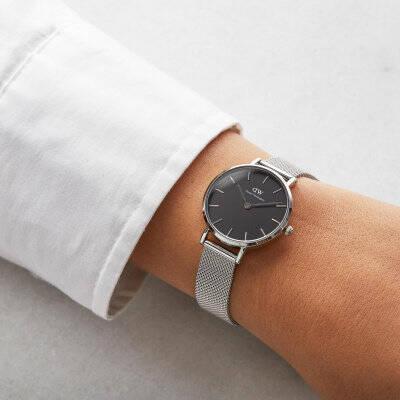 Zegarek Damski Daniel Wellington Dw00100218 - Petite Sterling 28Mm (Zw501D)