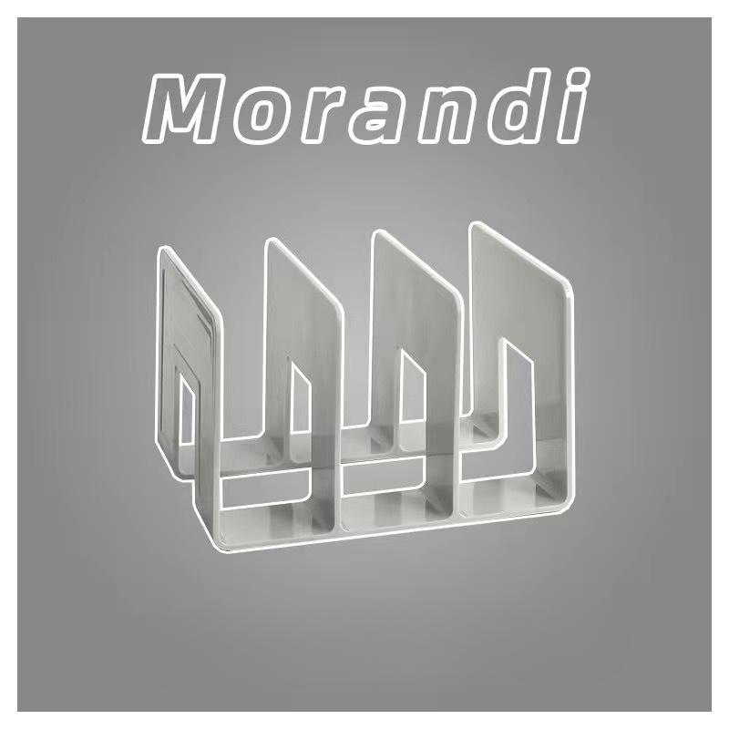 Transparent Book Riser Student Desktop Organiser Divider Shelf Book FileBook Rack Office Data Shelf Baffle