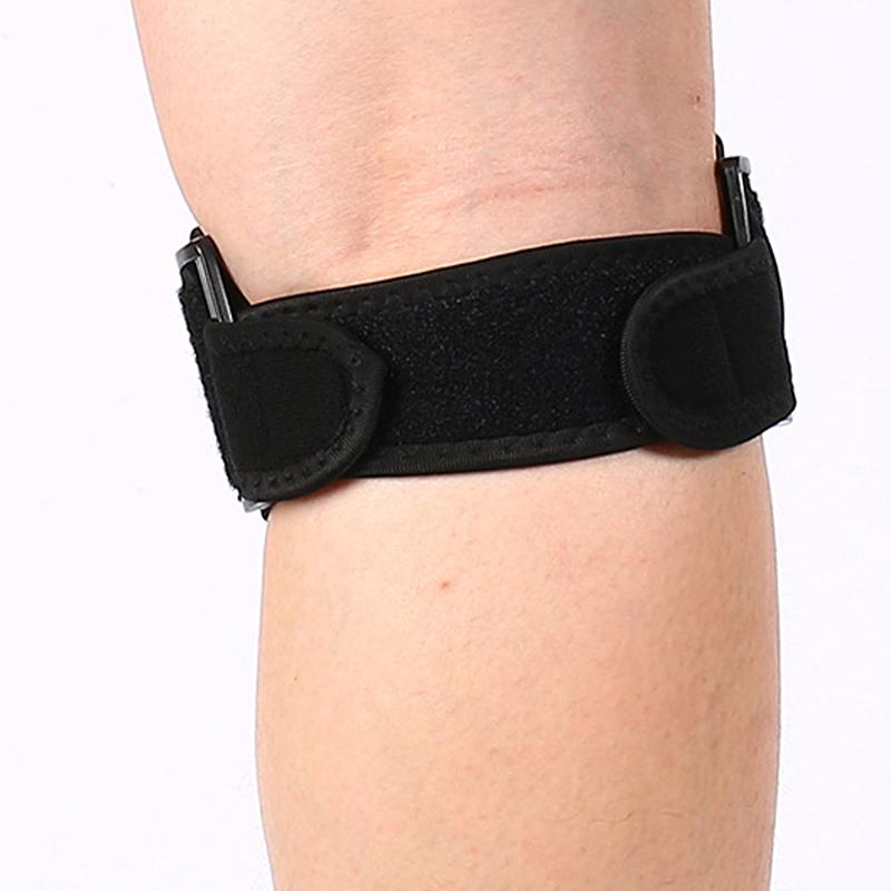 1 Piece Knee Patellar Tendon Knee Support Strape Brace Adjustable Shock Absorption Compression Knee Pad Sleeve For Basketball