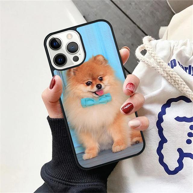 

Pomeranian Dog Coque Shell For iPhone 17 Air 15 16 14 13 12 Pro Max 11 Pro Max Plus Phone Case Cover iPhone 12pro max