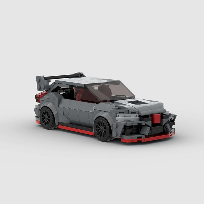 Creative MOC Car City Racing Vehicle Retro Speed Car Rally Building Blocks Bricks Ornament Toys For Kids Adults Birthday Gifts