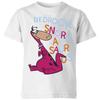 Tricou pentru copii The Flintstones Bedrock Snork-A-Saur-Us - Alb - 3-4 Ani