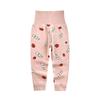 Pure Cotton High-Waisted Tummy Protection Pants for Infants & Toddlers - Spring & Autumn Girls' Base Layer & Boys' Autumn Pajamas