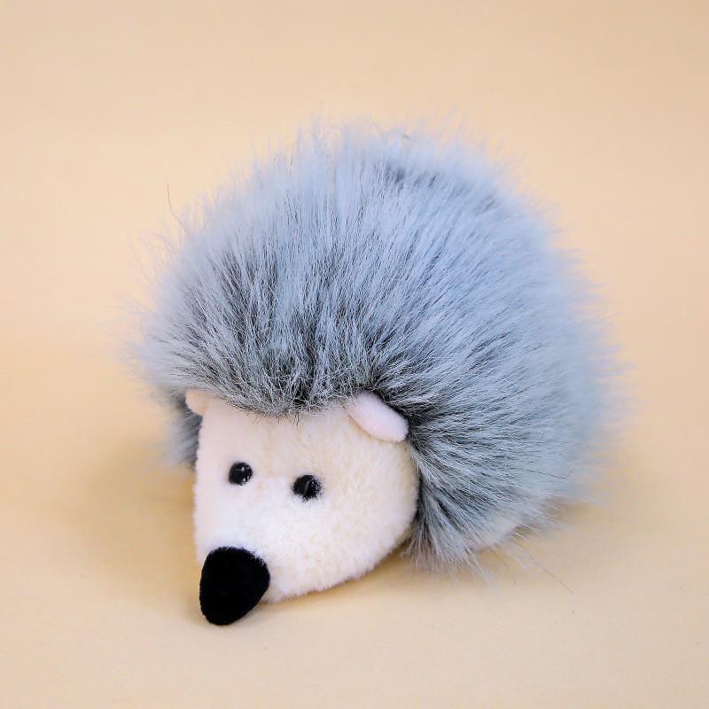 Creative Hedgehog Plush Toy Keychain With Realistic Animal Design For Gift And Decoration