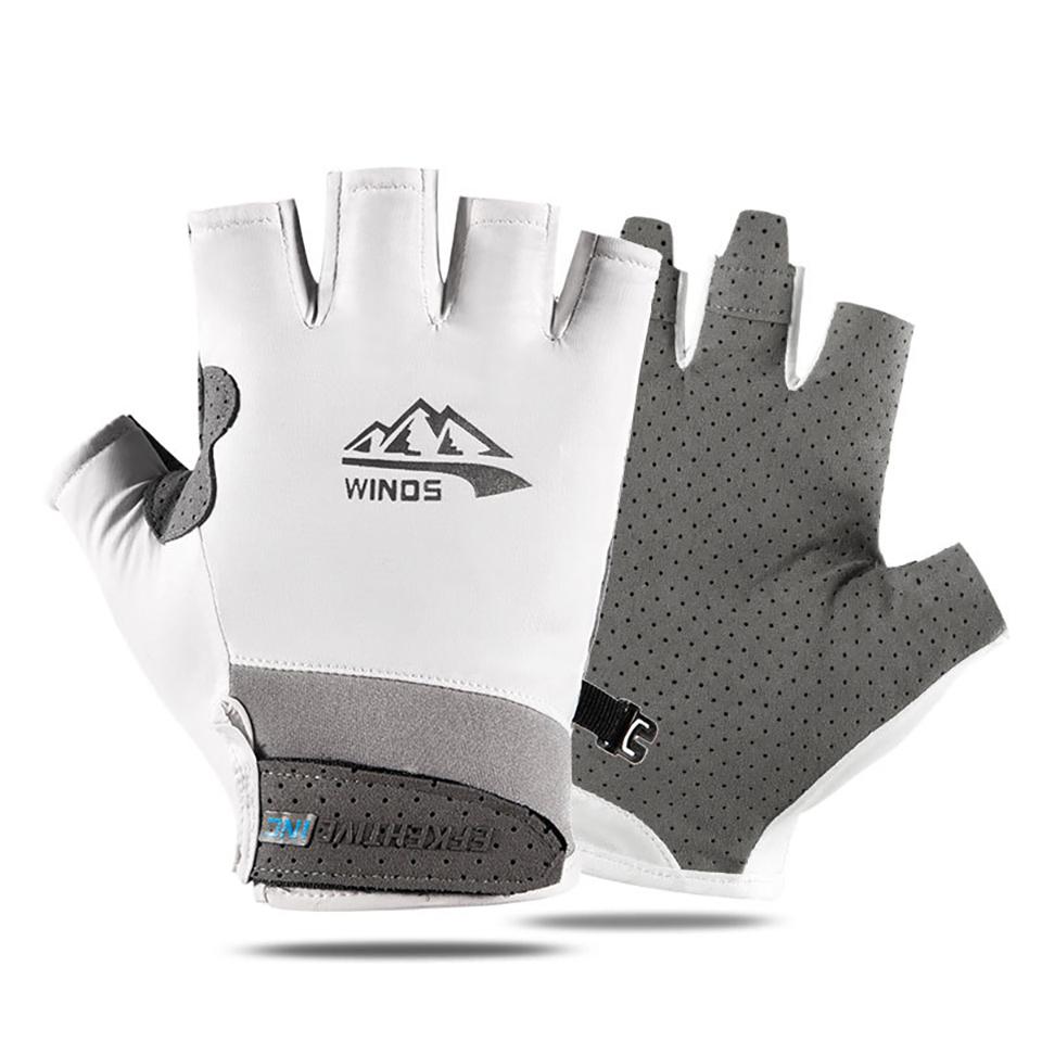 Summer Sun Protection Gloves Touchscreen Resistant Outdoors Mountaineering Hiking Fishing Biking Exposed Fingers Gloves