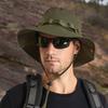 Mens Sun Protection Fisherman Hat With Large Brim And Breathable Nylon For Outdoor Activities