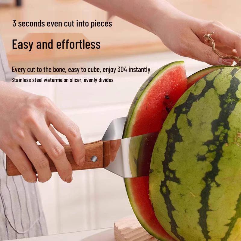Triangular Watermelon Slicer - Multifunctional Stainless Steel Fruit Cutter