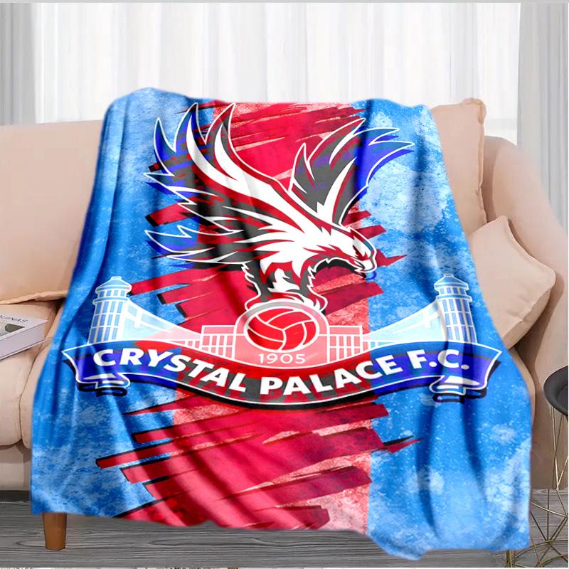 Crystal Fc Crest Printed Throws Blanket Soft Flannel Blankets for Couch Bed Gifts for Men Women Picnic Blanket Christmas Gifts