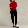 Polo Ralph Lauren Ss22 Solid Color Velvet Jogger Pants Women pants Black WMPOPNTNBQ20092001