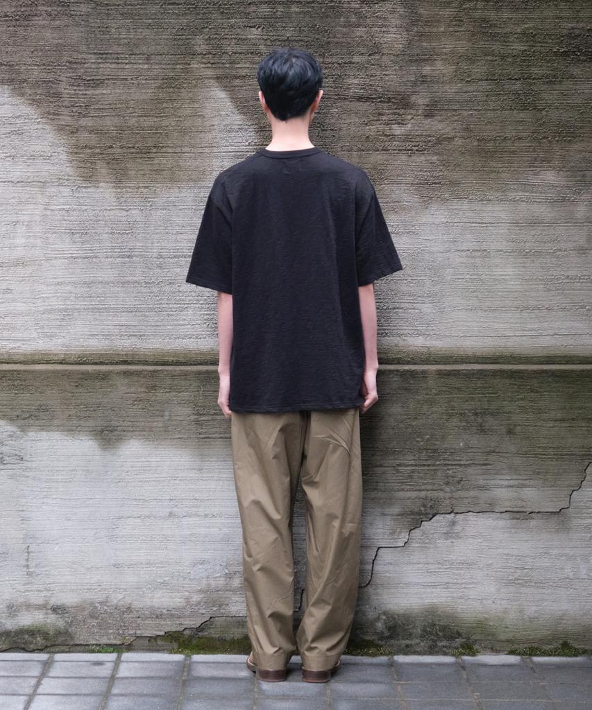 Holliseon Lawrence Slub Short Sleeve T-Shirt Black