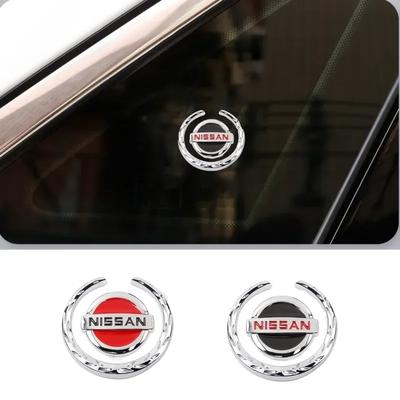 3D Car Window Side Emblem Stickers Decals for Tiida Sentra Teana X Trail T30 T32 Almera Qashqai J10 J11 Leaf Juke Almera