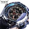 New jaragar European and American men's fashion and leisure hollow multi-functional large dial, automatic mechanical watch