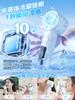 Handheld Fan with Cooling Plate New Release Powerful Airflow Cooling Handheld Fan with Stepless Airflow Adjustment LED 6000mAh High Quiet Heatstroke