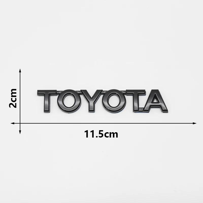 

TOYOTA Trunk Letter Stickers Badge Emblem Replacement For Toyota RAV4 Corolla Camry Prado REIZ CHR 86 Avalon Highlander Verso