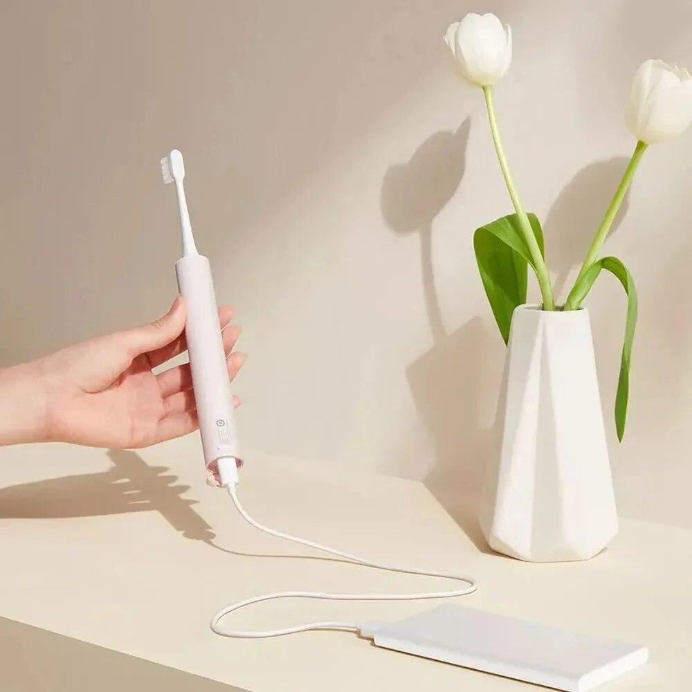 Sonic Elektrische Zahnbürste USB Aufladbare Für Zähne Bleaching Ultraschall Vibrator Toothbrushe IPX7 Wasserdicht