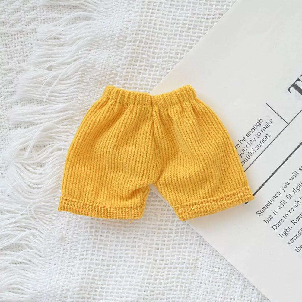 

Для 17см куклы Лабубу Шорты Модная одежда Толстовки Одежда для кукол Подходящие по цвету толстовки Аксессуары для кукол Милое украшение Маленькая одежда